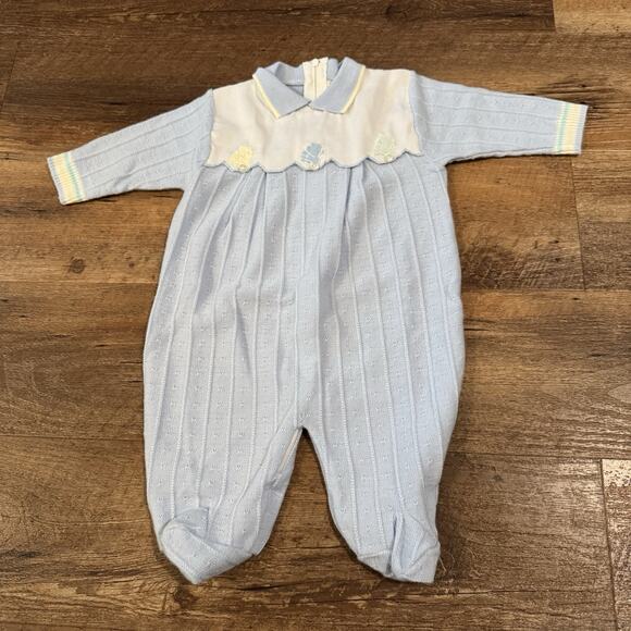 Vintage Baby Boy Clothes 3-6 Mo 3-Piece Lot 1990s Lands End Glynne Percy READ - Picture 14 of 16